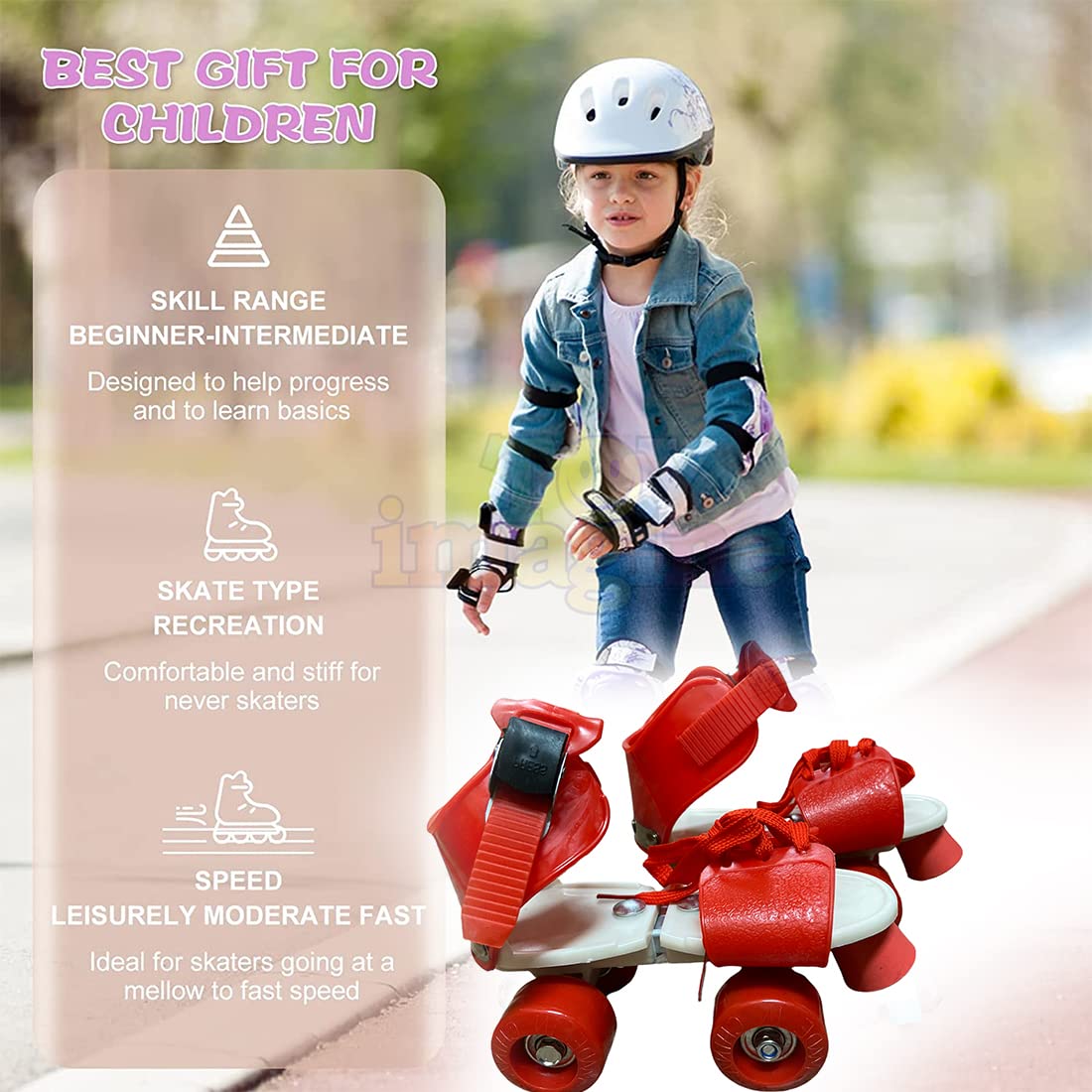 Skatingzone's Roller Skates For Kids Age Group 5-15 Years